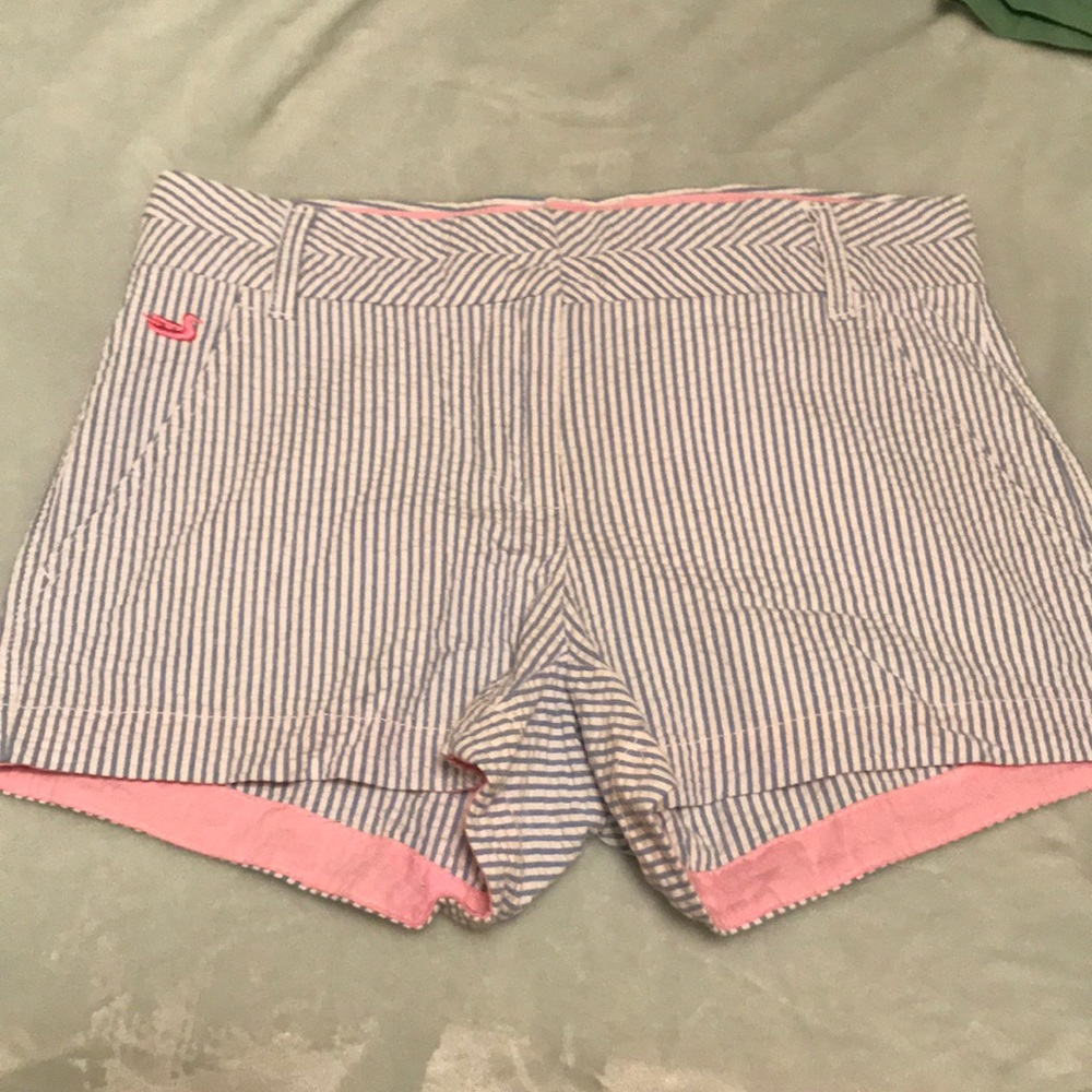 Southern Marsh seersucker shorts. Size 0